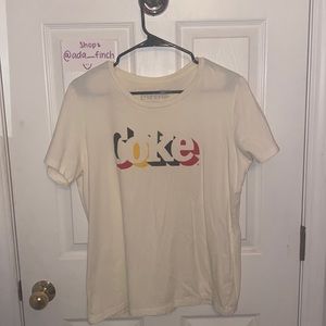Coke tee shirt 2XL but fits like L